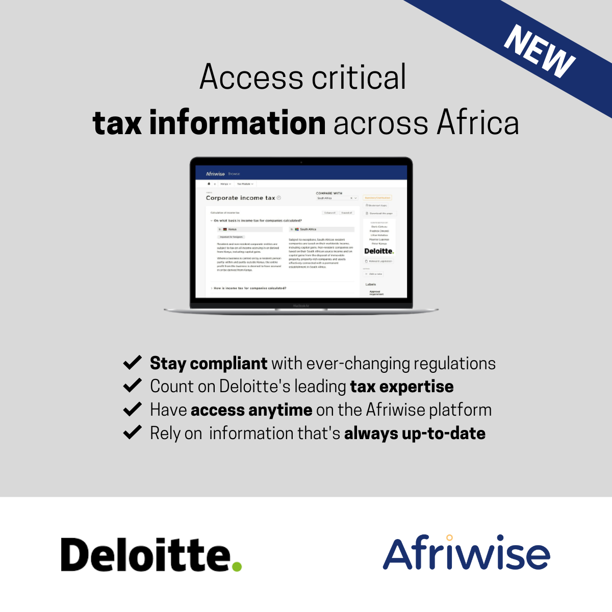 Deloitte Africa and Afriwise announce new publishing collaboration